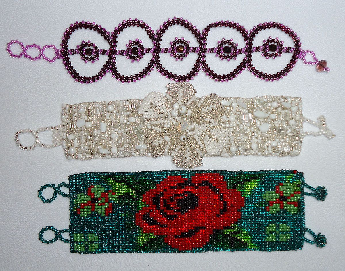 Mexican Beaded Bracelets Adventures in Bead Embroidery
